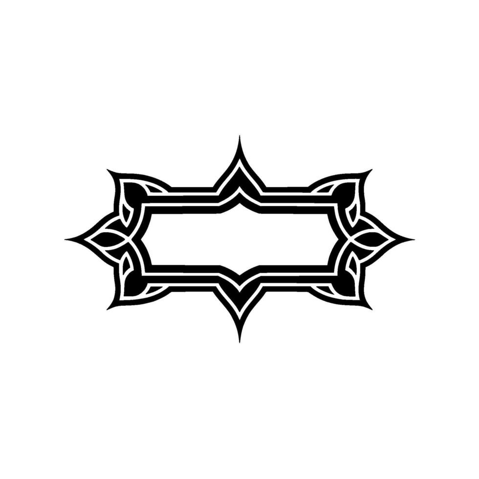 Geometric Celtic Frame, Minimalist, Pattern vector