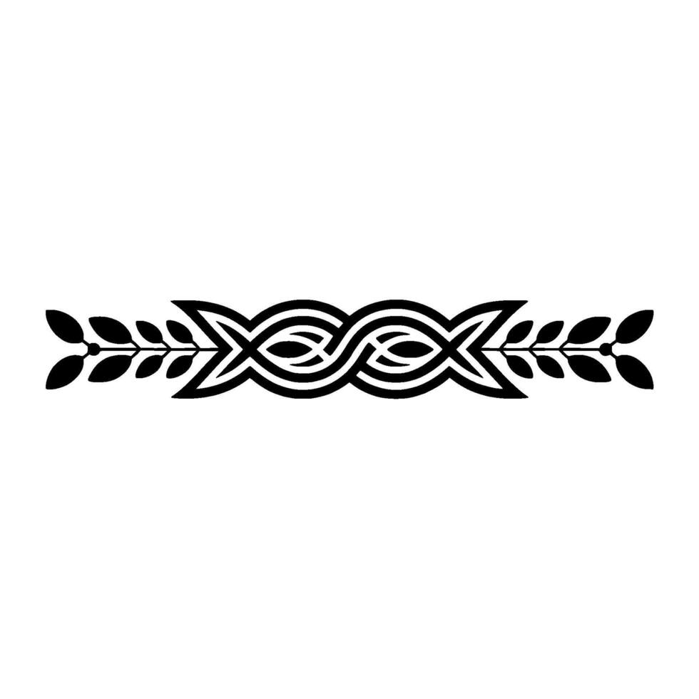 Intricate Celtic Border, Vintage , Ornamental Element vector