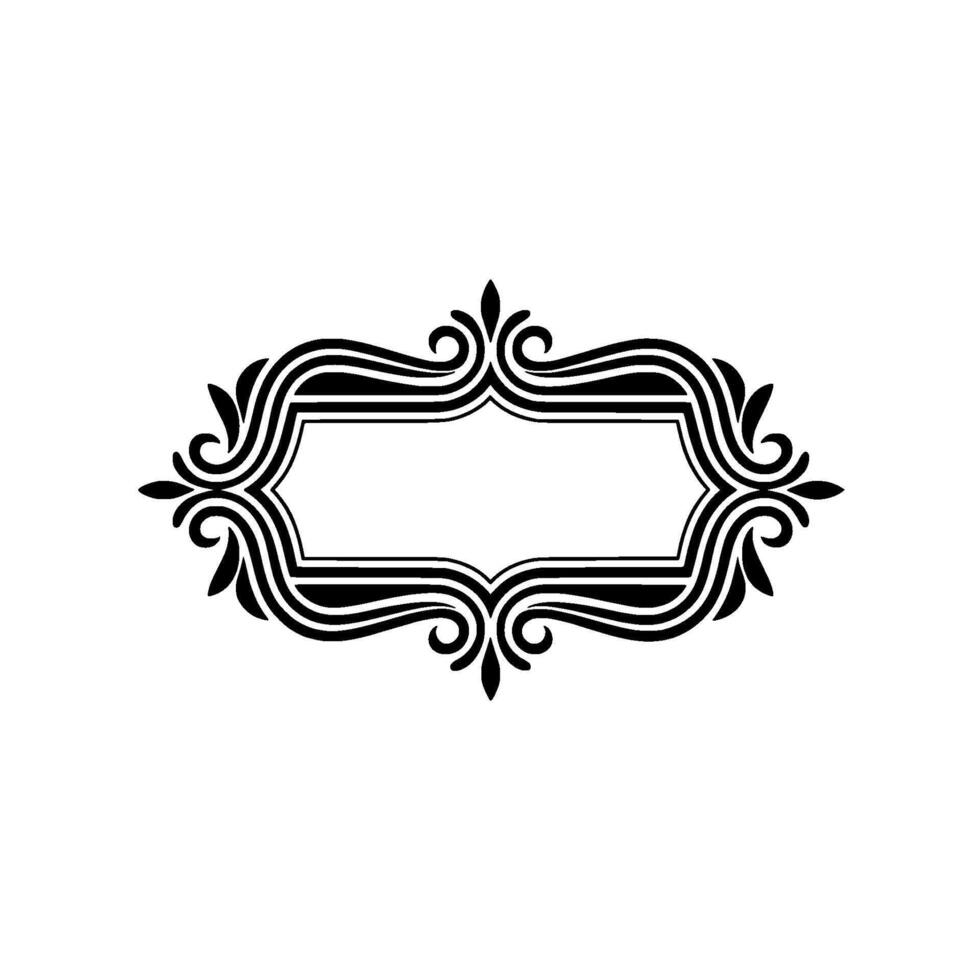 Elegant Ornate Frame, Vintage , Blank Space, Ornament vector