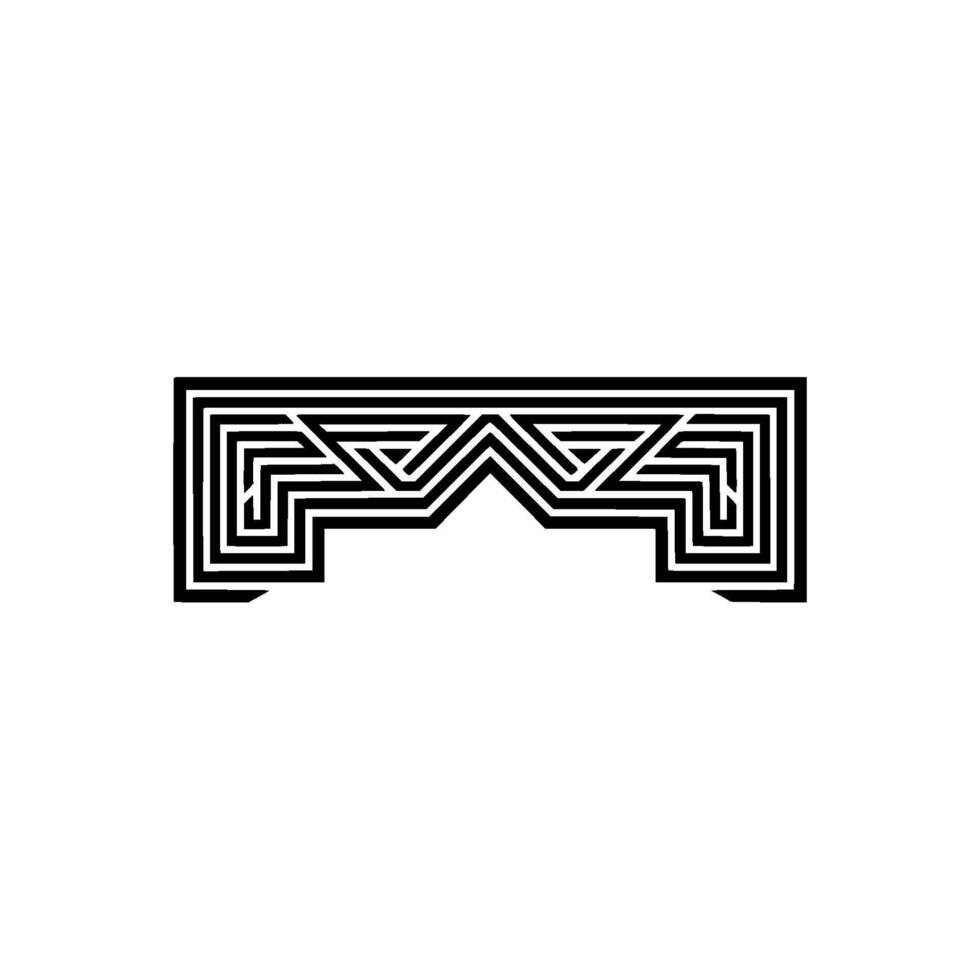 Intricate Maze , Geometric , Minimalist vector