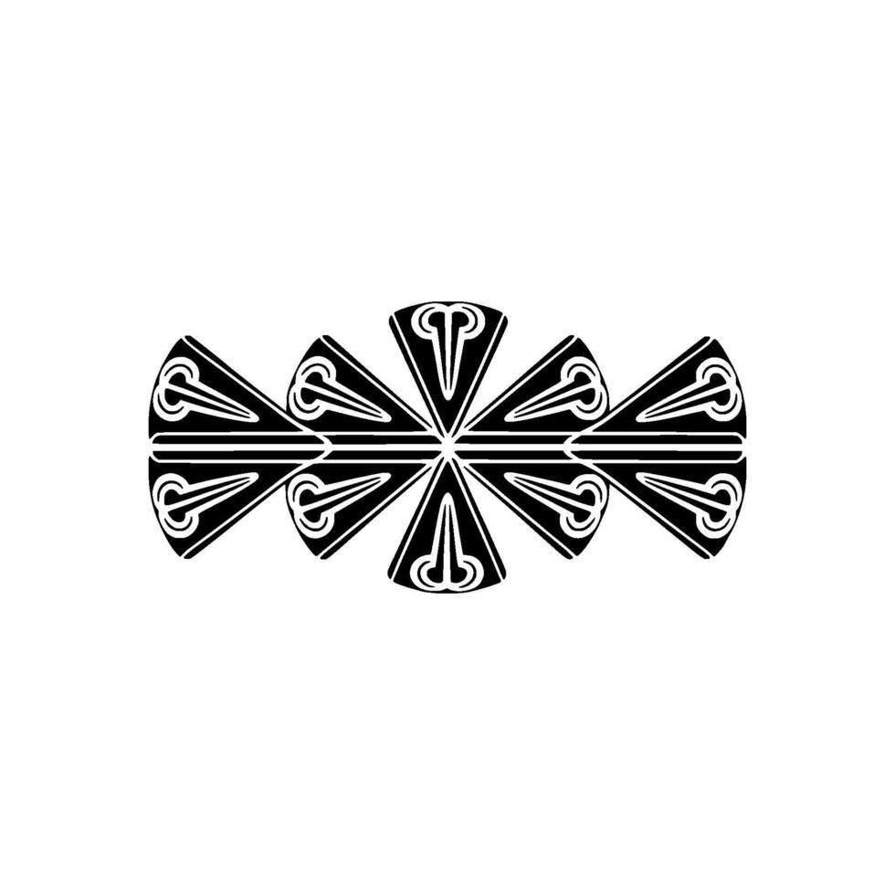 Geometric Celtic Star, Minimalist , Symbolic Motif vector