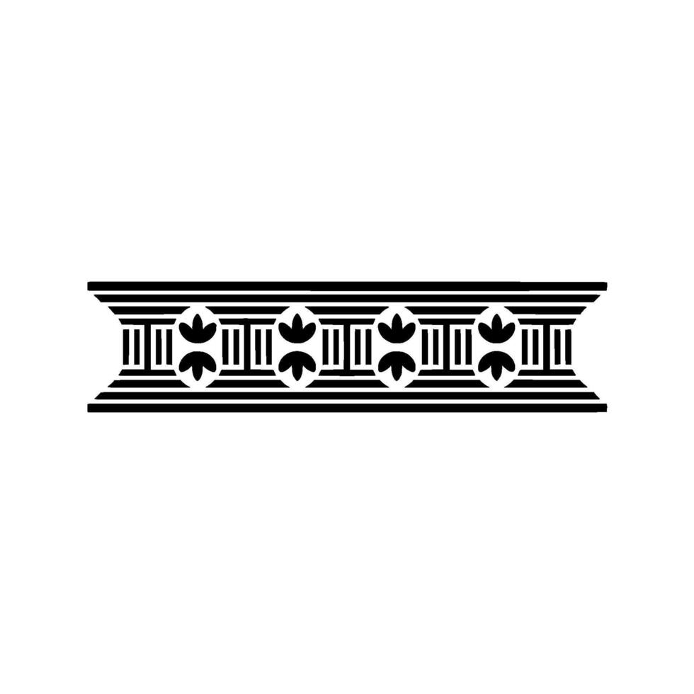 Geometric Classical Border, Minimalist, Ornament vector