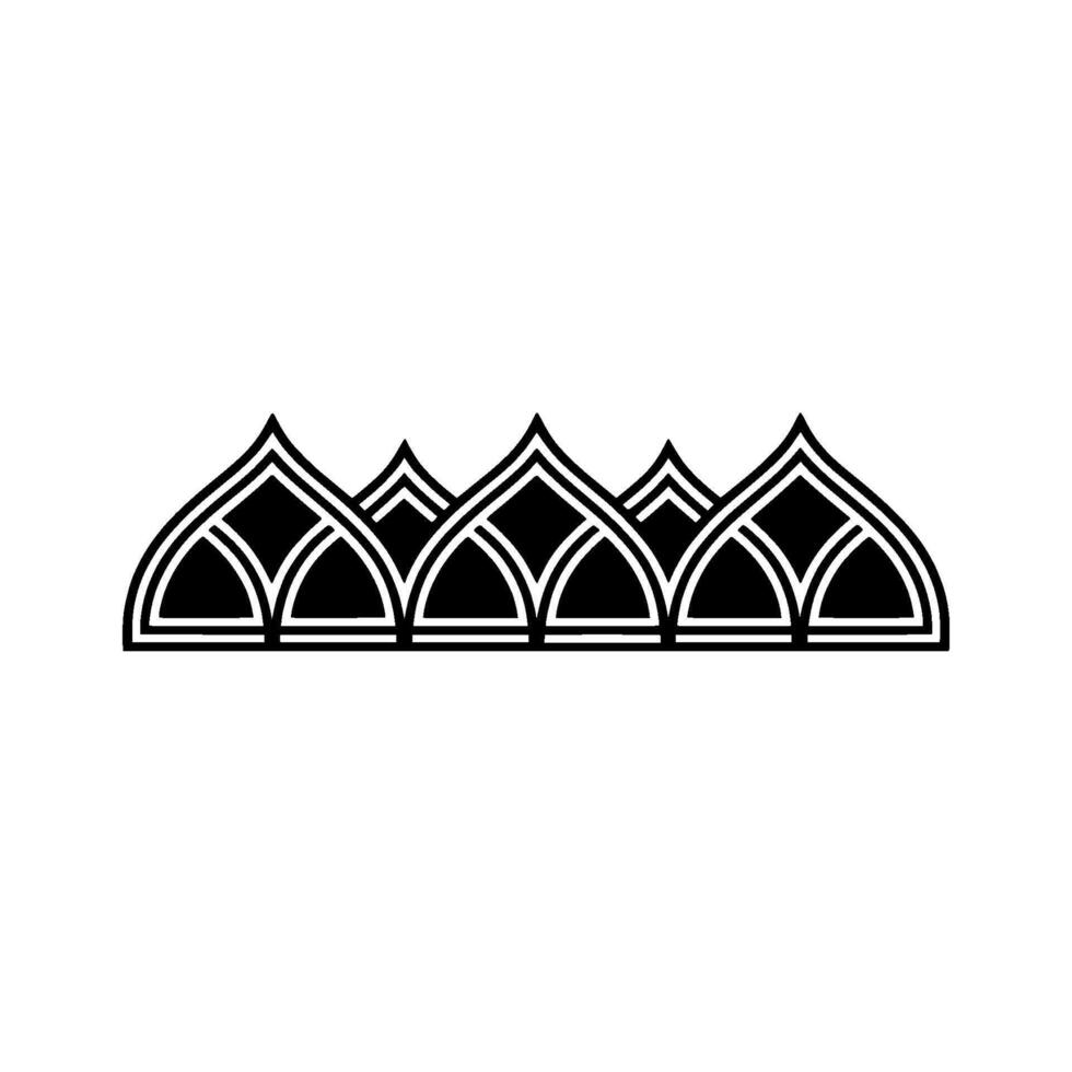 Geometric Arch Silhouette, Minimalist, Architecture vector