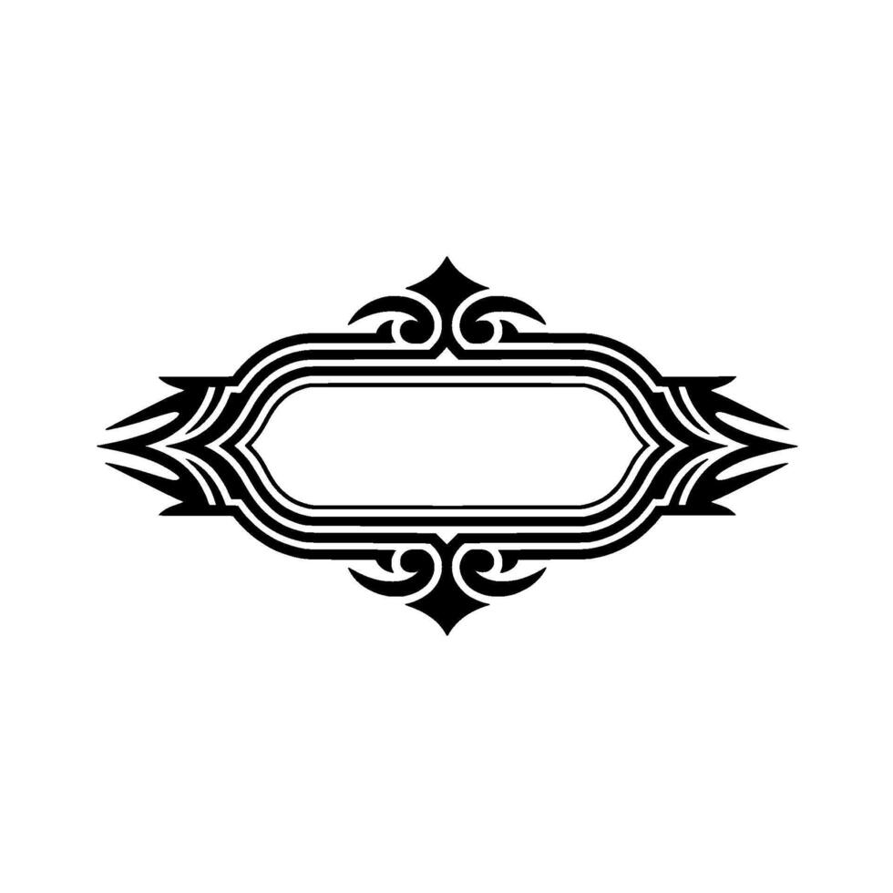 Elegant Vintage Frame, Decorative Border, Classic - Symmetry vector