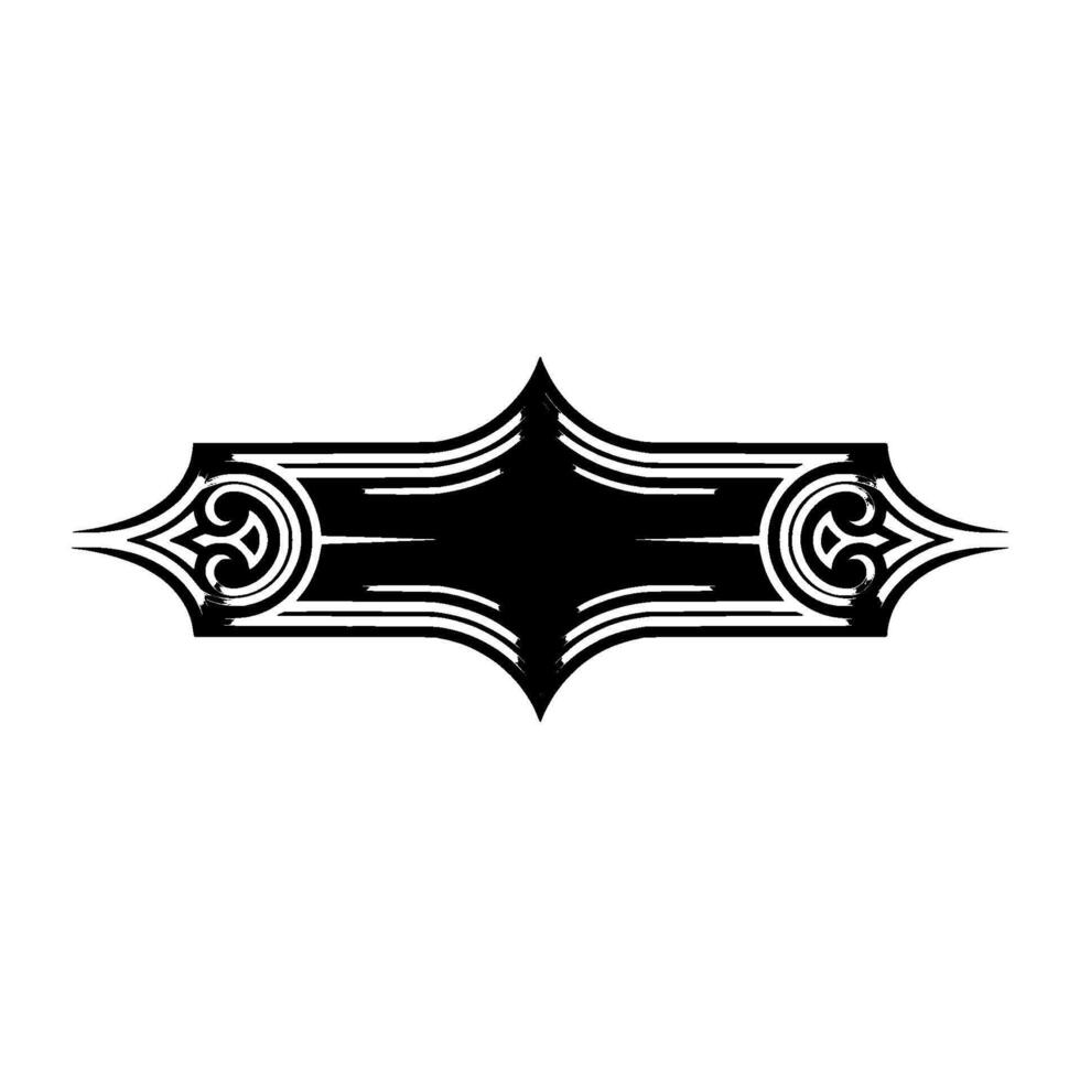 Art Deco Emblem, Vintage Border, Decorative Element vector