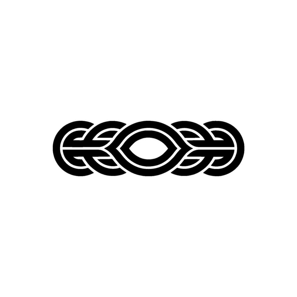 Intricate Celtic Knot, Modern Emblem, Minimalist vector