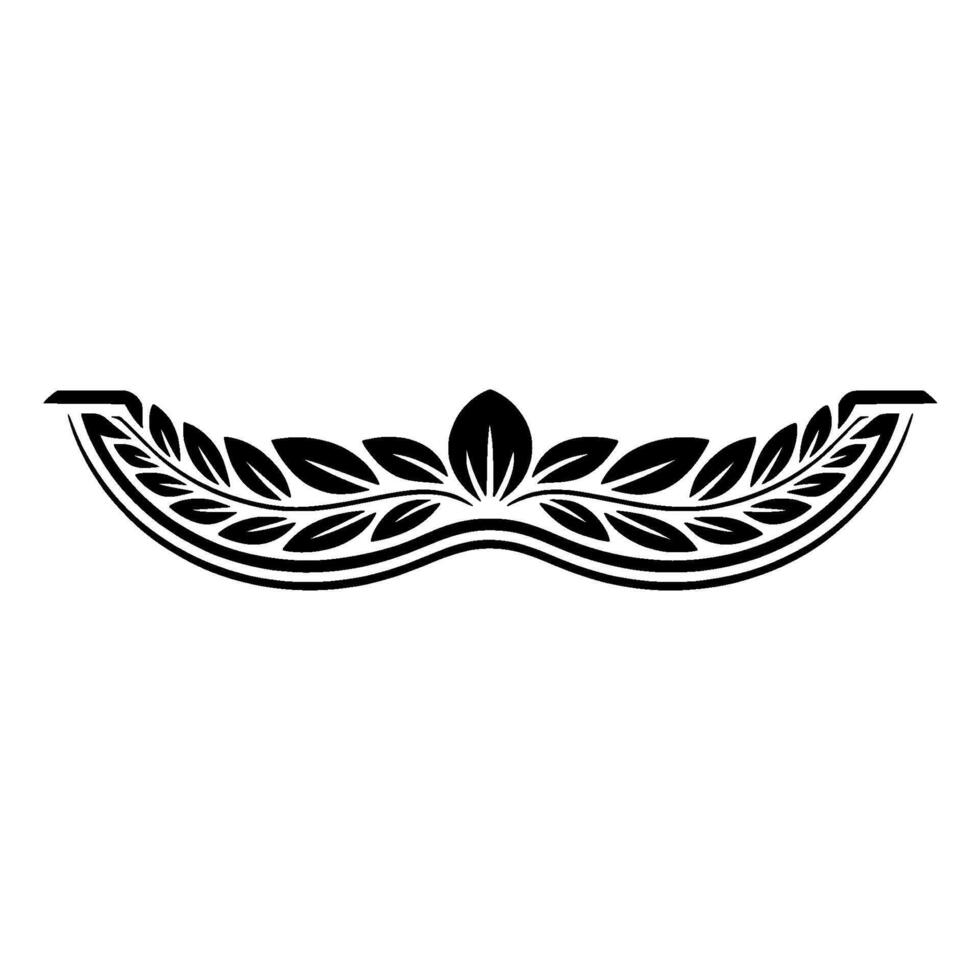 Elegant Botanical Ornament,Minimalist vector