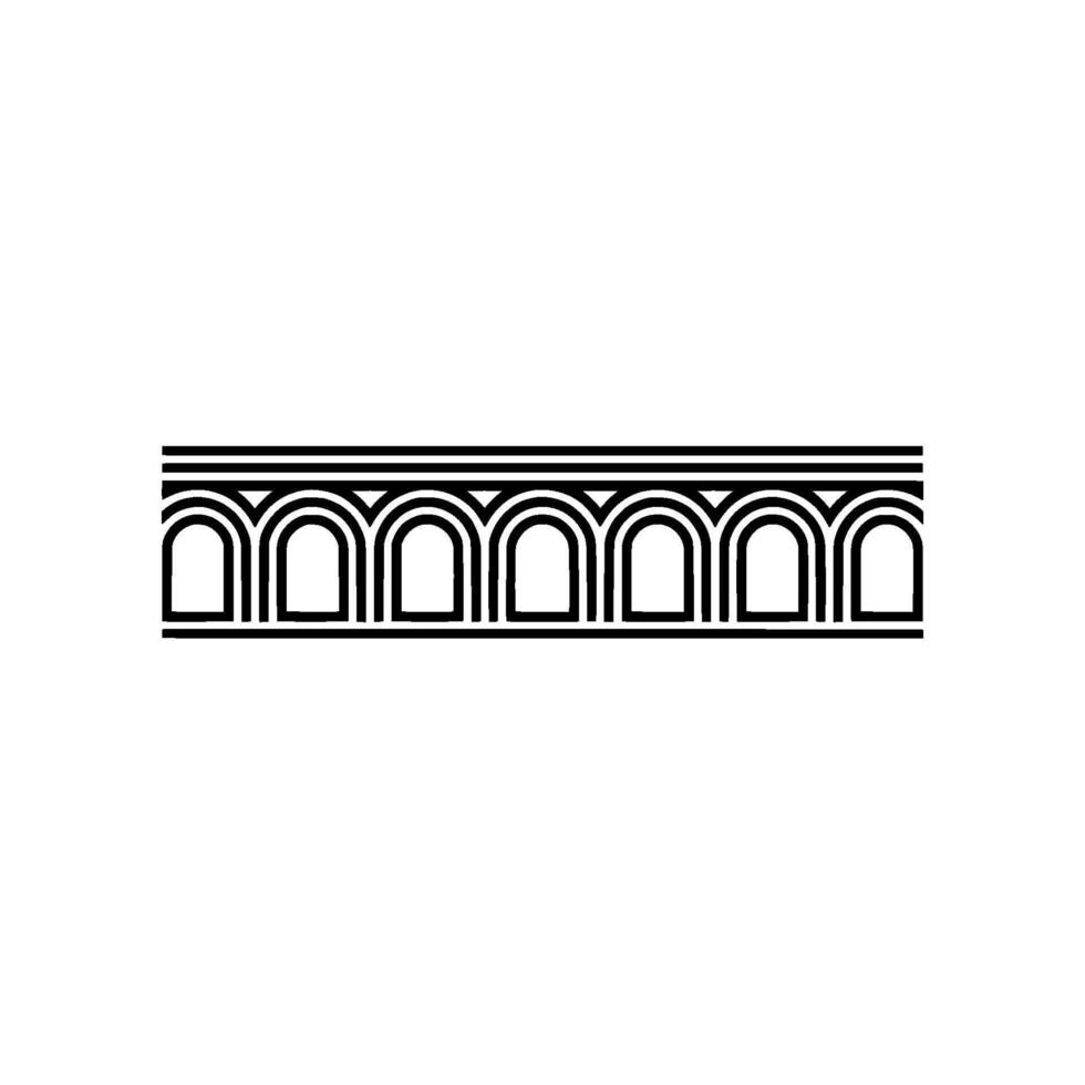 Art Deco Archway Border, Minimalist, Arch vector