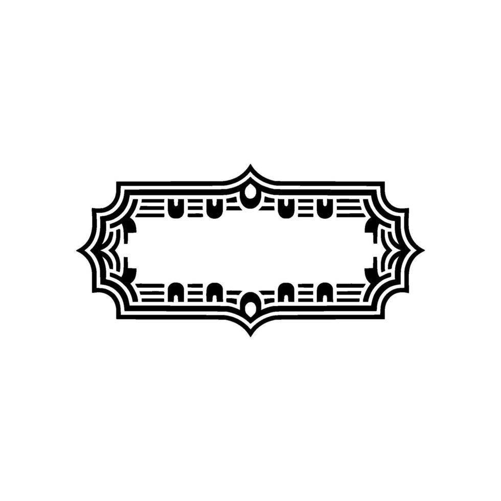 Art Deco Frame, Elegant Border, Vintage , Placeholder, Geometric vector