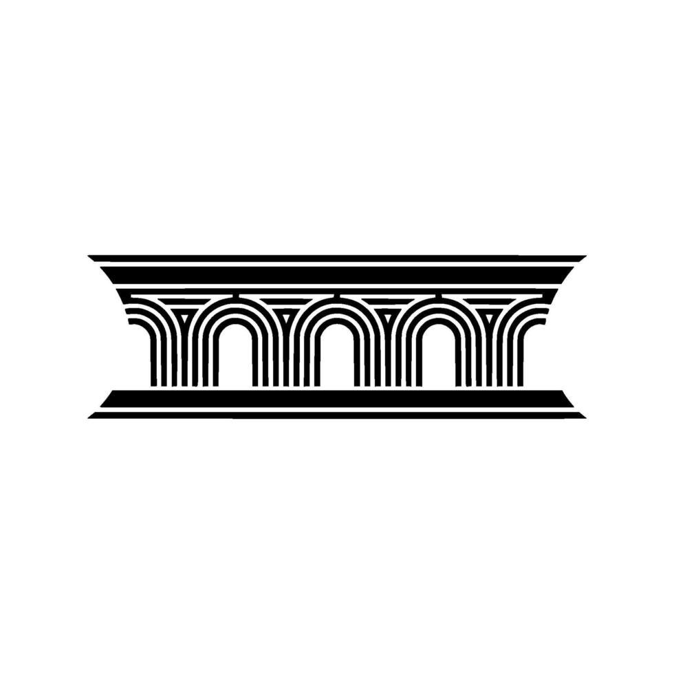 Geometric Archway, Minimalist , Art Deco Influence vector