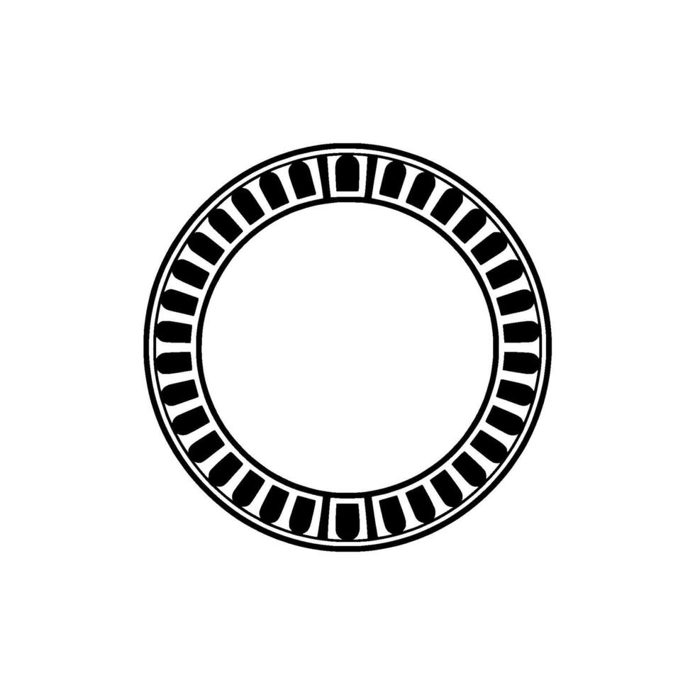 Minimalist Circular Frame,Geometric , Subtle Texture, Circle vector