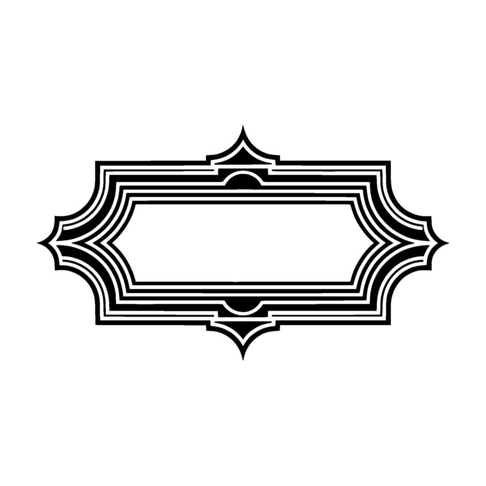 Art Deco Ornament,Elegant Border, Vintage - Retro vector