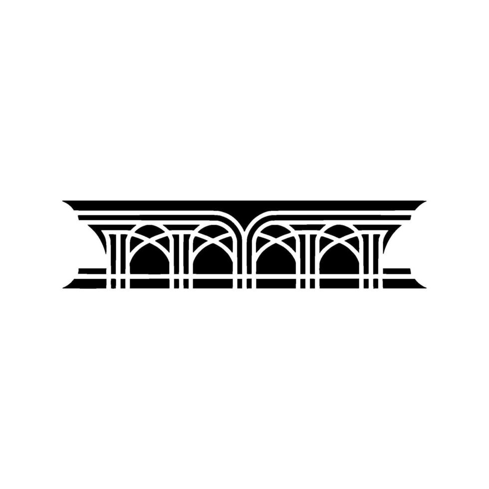 Geometric Deco Ornament,Elegant Border, Art deco vector