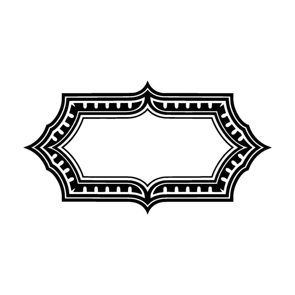 Art Deco Frame, Elegant Border, Vintage , Subtle Gradient vector