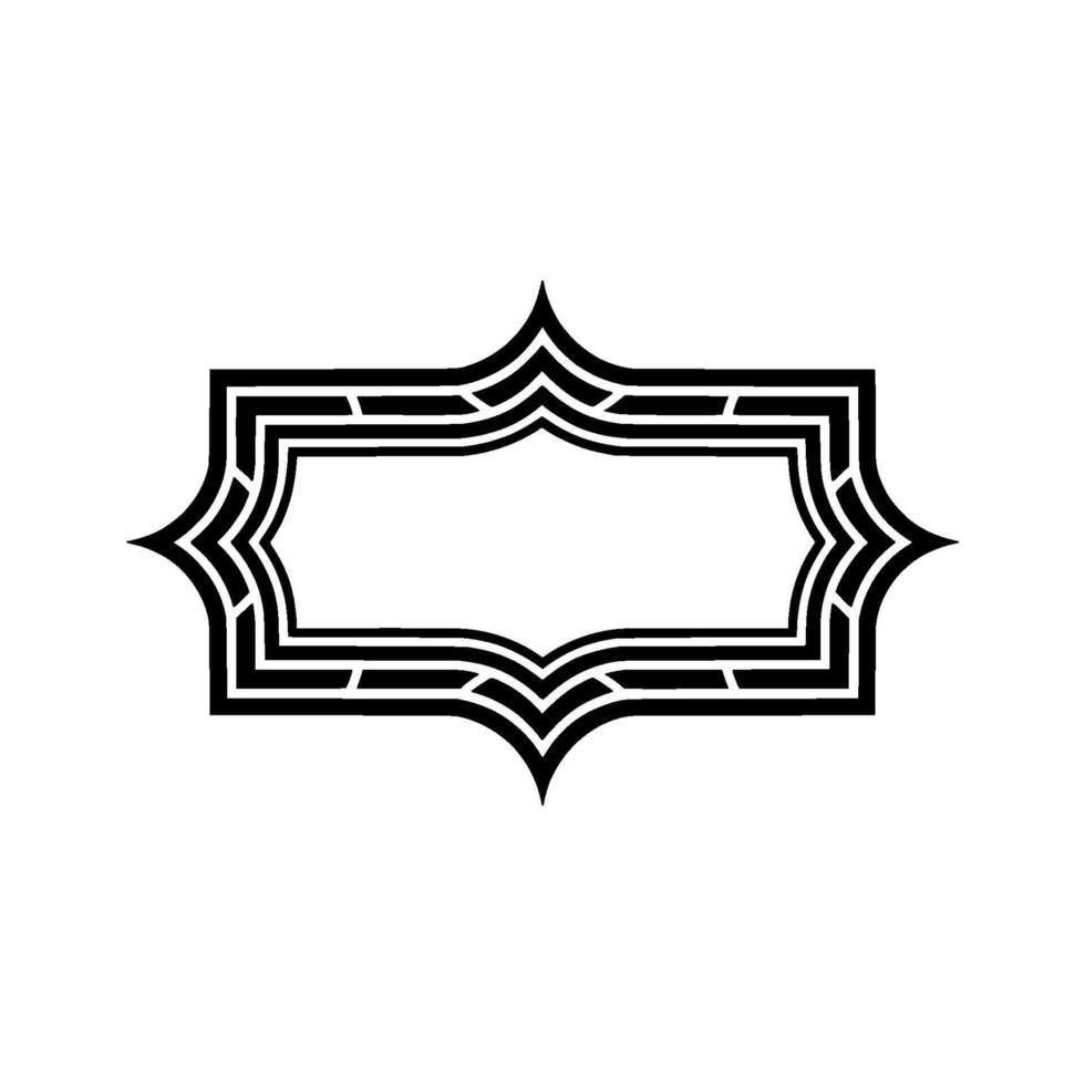 Art Deco Frame,Elegant Border, Vintage , Decorative Element - Pattern vector