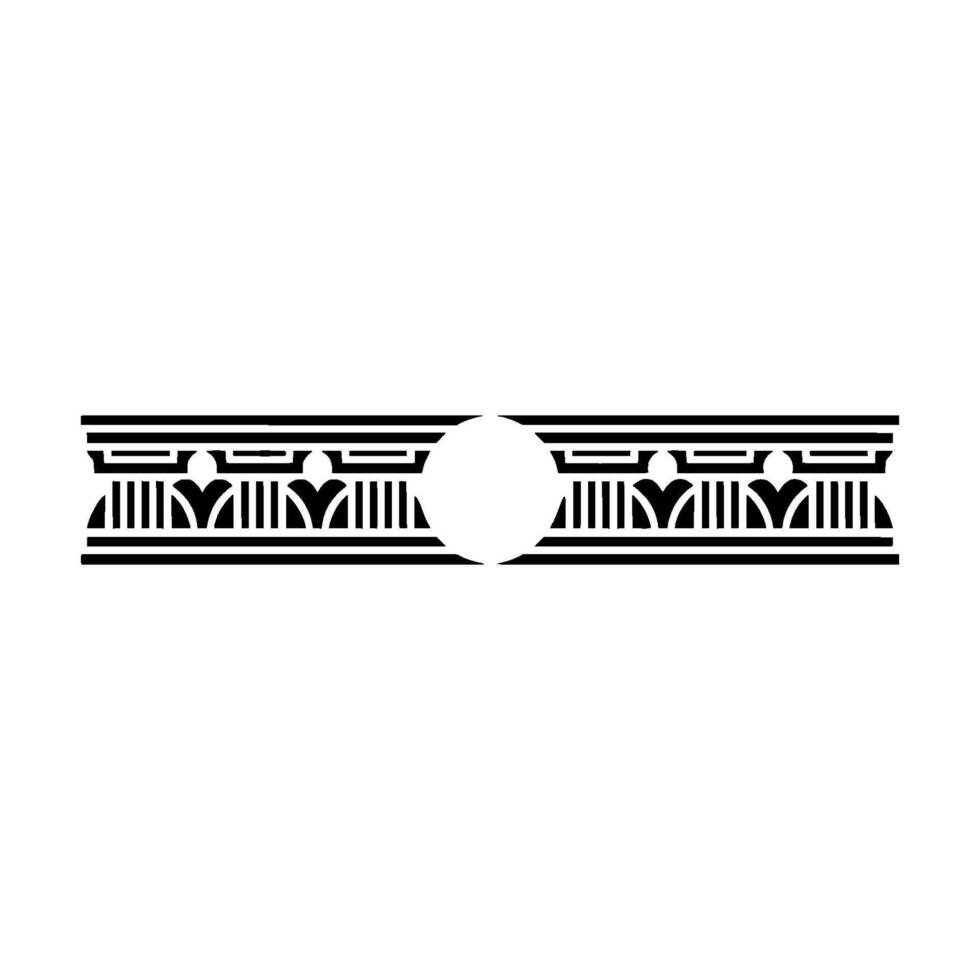 Geometric Deco Border, Minimalist,Template vector