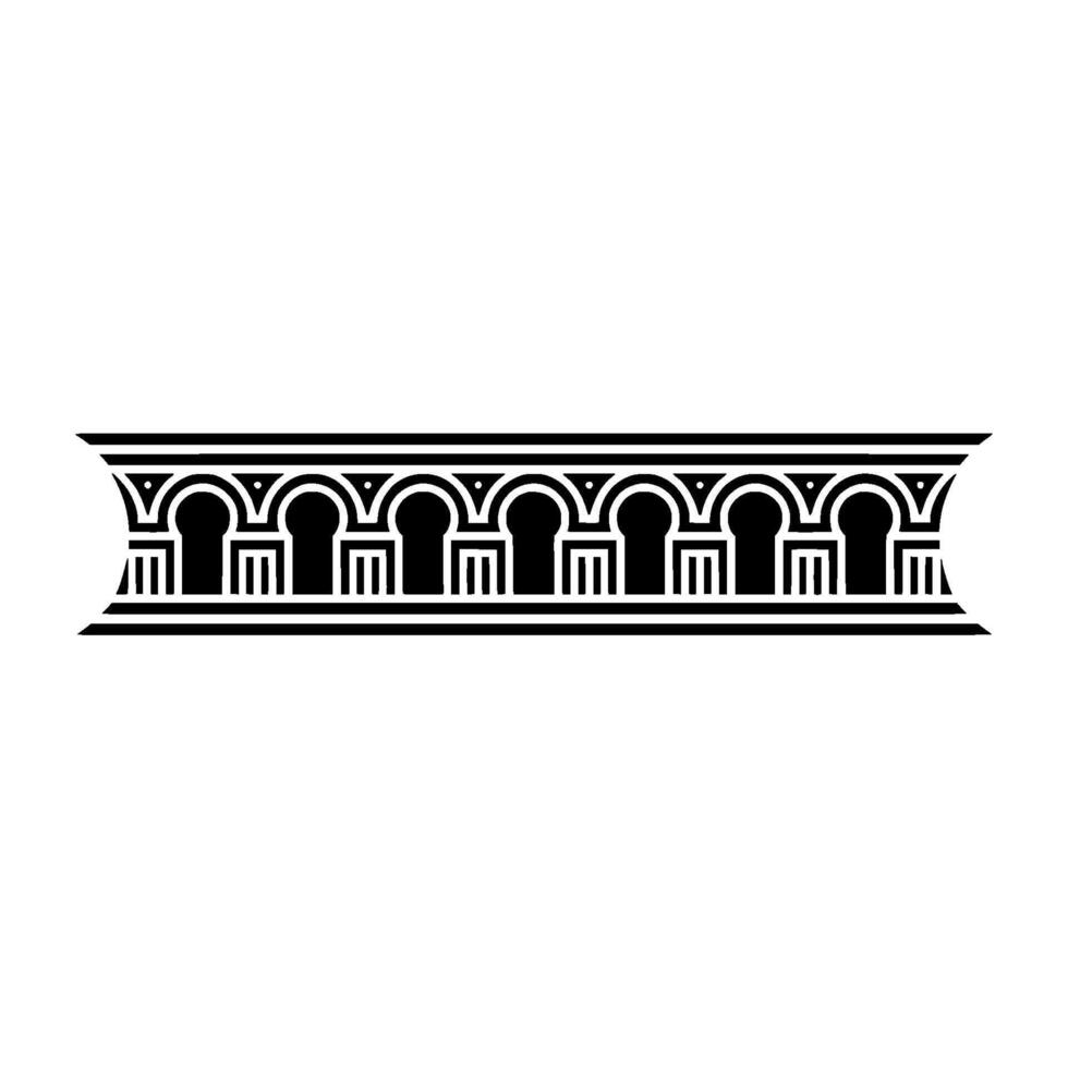 Art Deco Border,Geometric Ornament, Elegant - Pattern vector