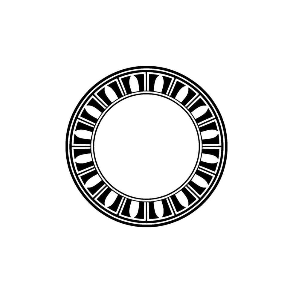 Geometric Circle Frame,Art Deco Style, Minimalist, Illustration vector