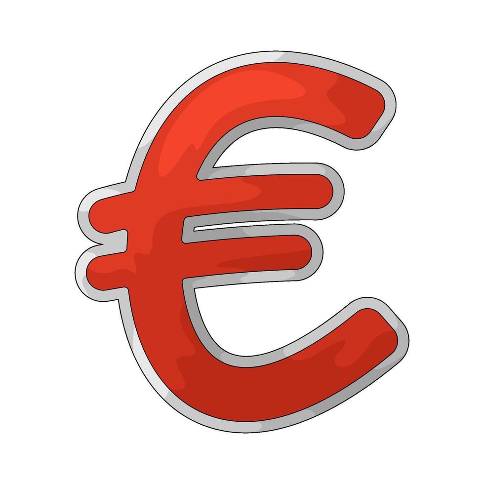 Illustration of Euro Sign vector