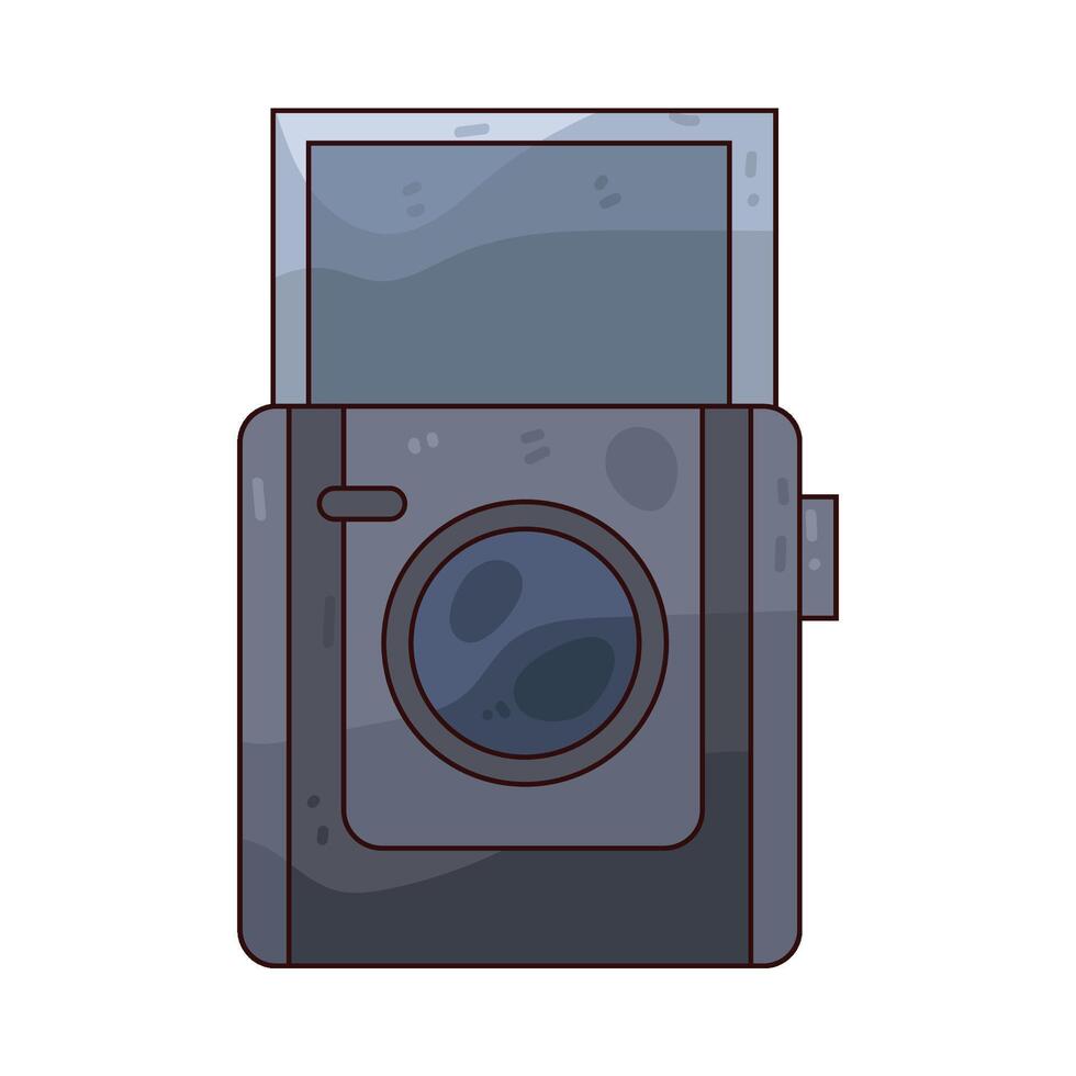 Illustration of Instant Camera vector
