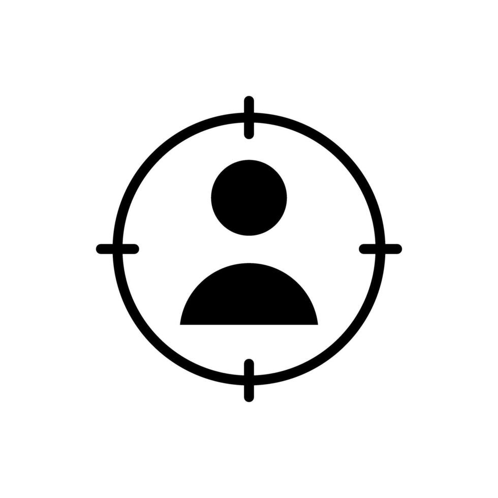 Headhunting icon. Human resources illustration sign. HR symbol. Head hunting web logo design for web and apps. vector