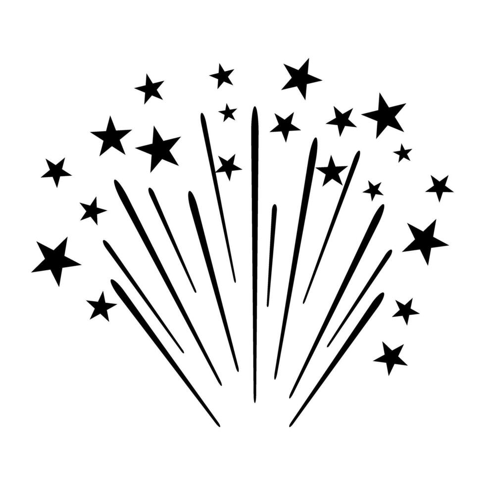 Fireworks icon. Banger illustration sign. Frecracker symbol. Firework logo. vector