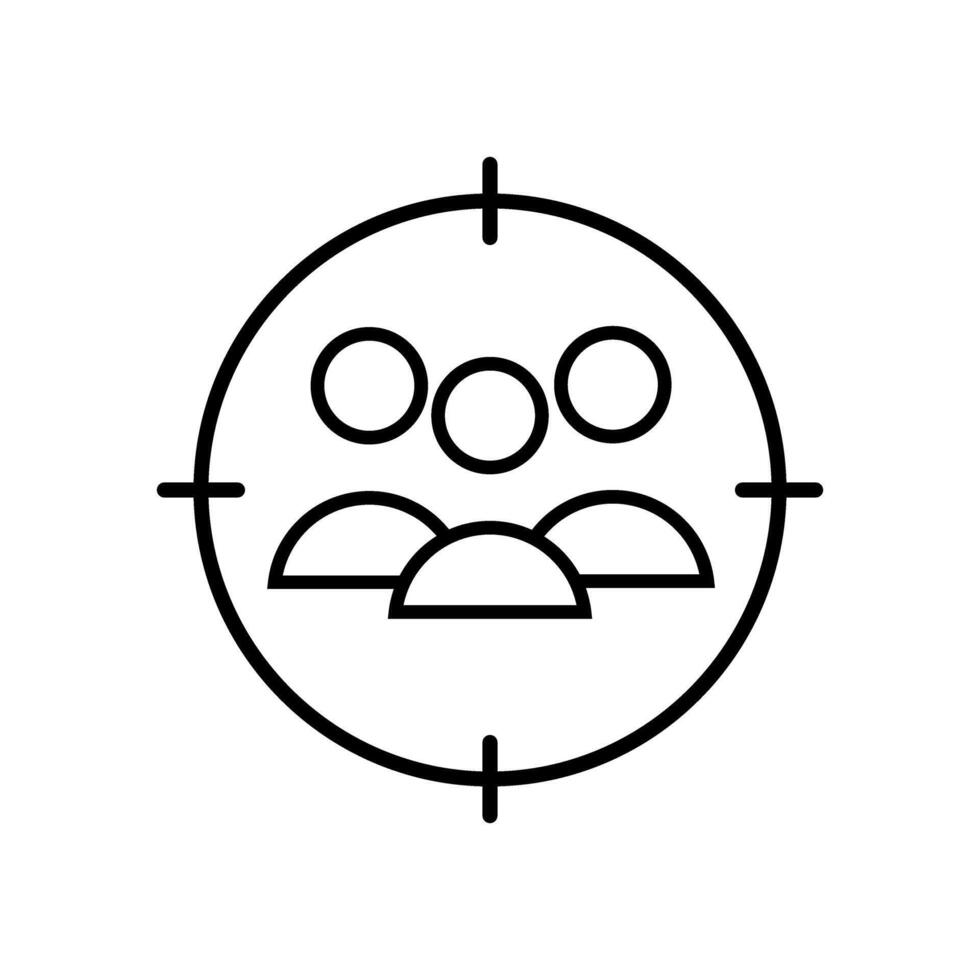 Headhunting icon. Human resources illustration sign. HR symbol. Head hunting web icon. vector