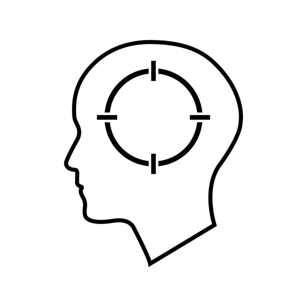 Headhunting icon. Human resources illustration sign. HR symbol. Head hunting web logo design. vector