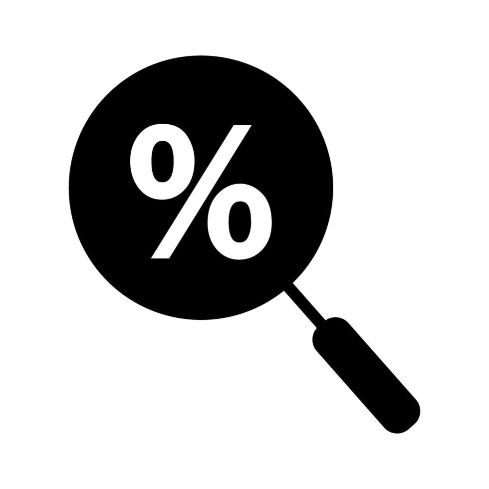 Deposit icon . Interest illustration sign. Loan interest web symbol. Profit logo. vector
