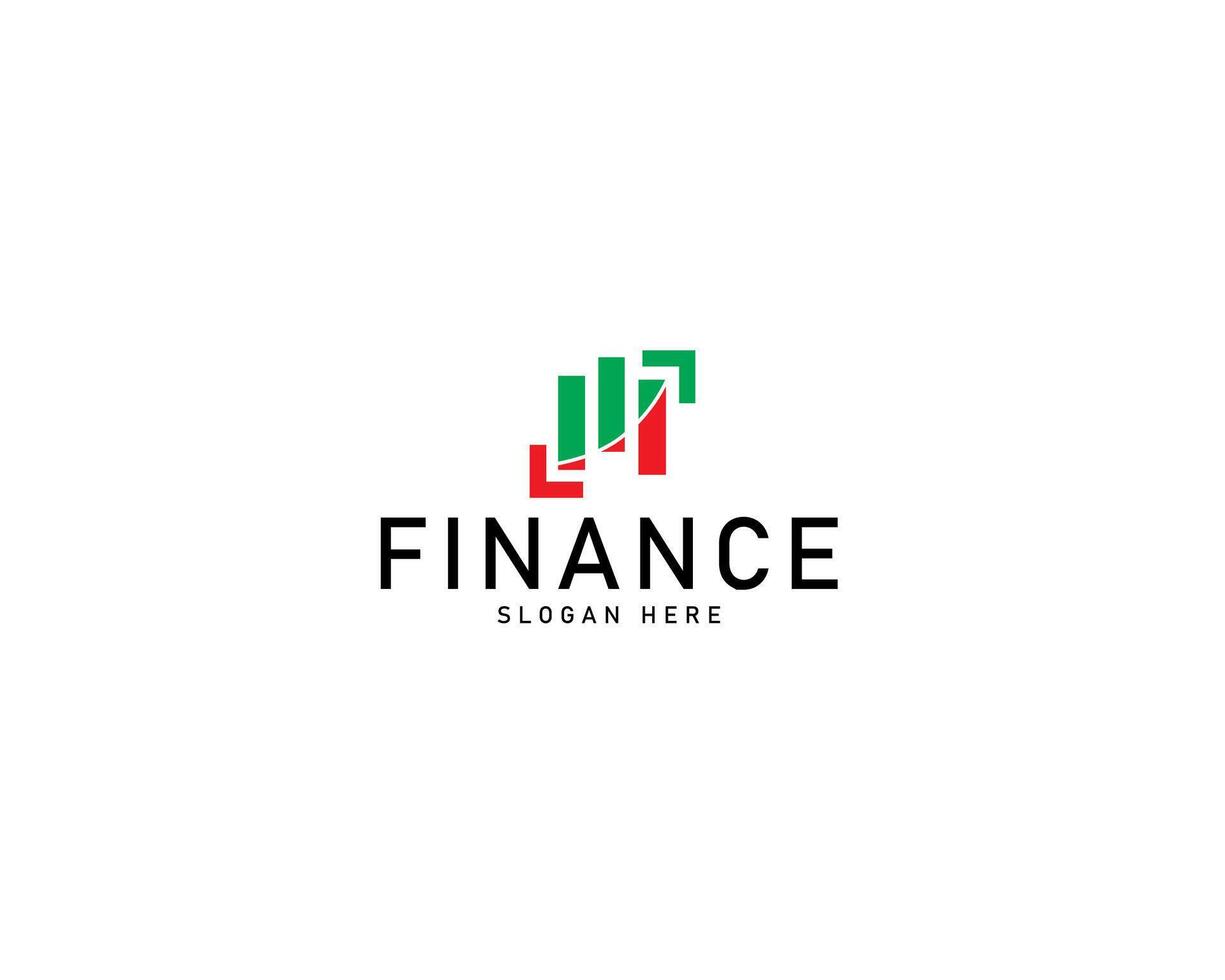 unique financial logo design inspiration vector