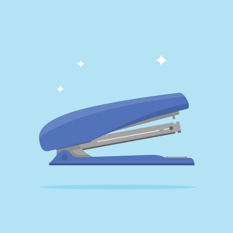 illustration of paper adhesive stapler, a tool for office and school supplies to hold documents together vector