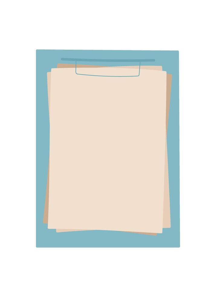 Hand hold flat paper envelope with note and message inside. Creative card template for correspondence and delivery. Concept of communication, stationery, handwritten love messages. vector