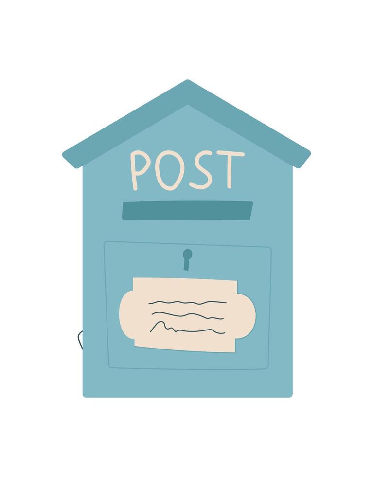 Colorful letter, card, and envelope with note and love message for holiday. Flat design concept of sealed mail, communication, creative correspondence. Ideal for invitations greeting card usage. vector
