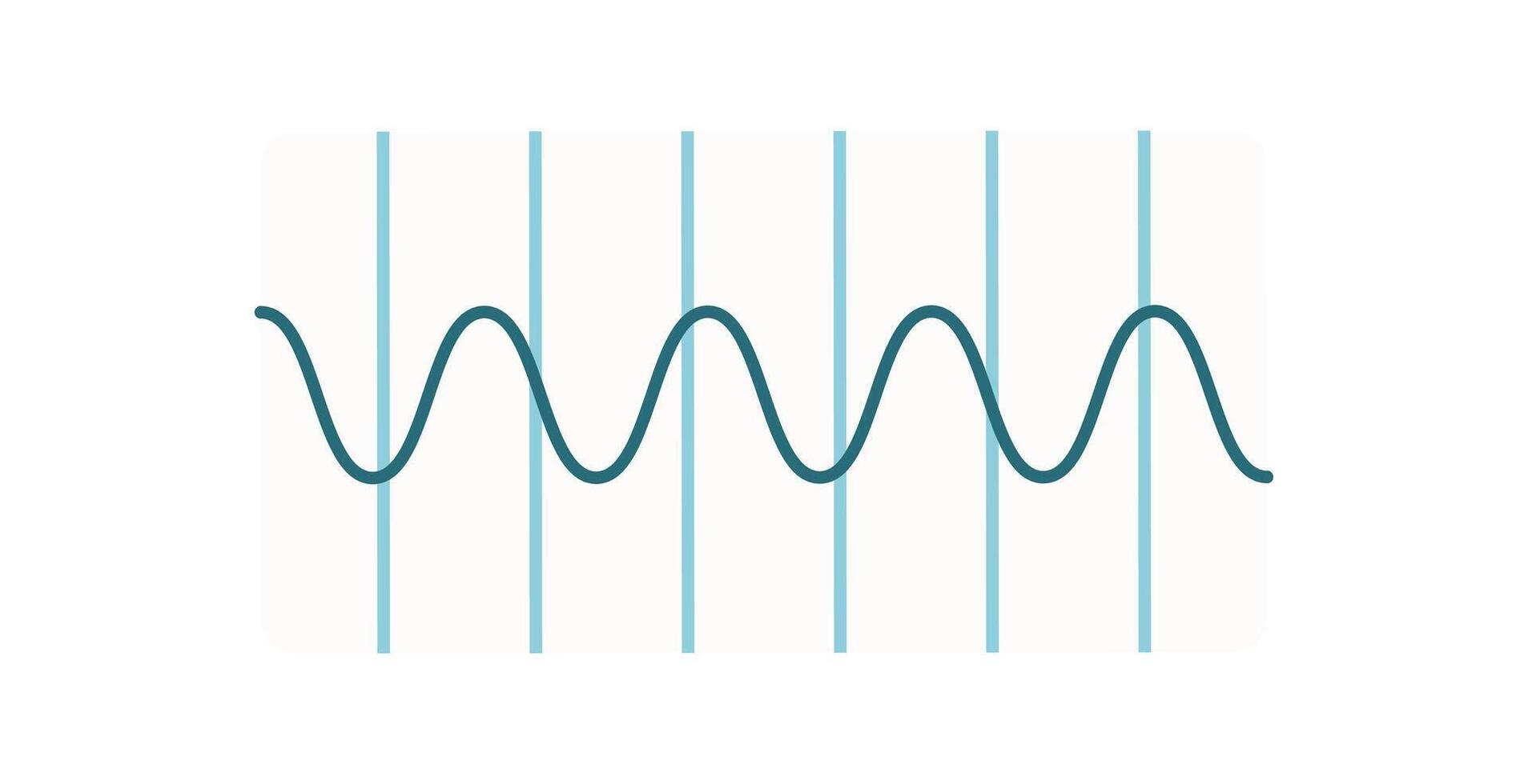 Digital representation of sleep cycles data. Simple chart illustrates analysis of sleep patterns. Graph presents various phases rest, conveying essential information. Ideal for educational context, vector