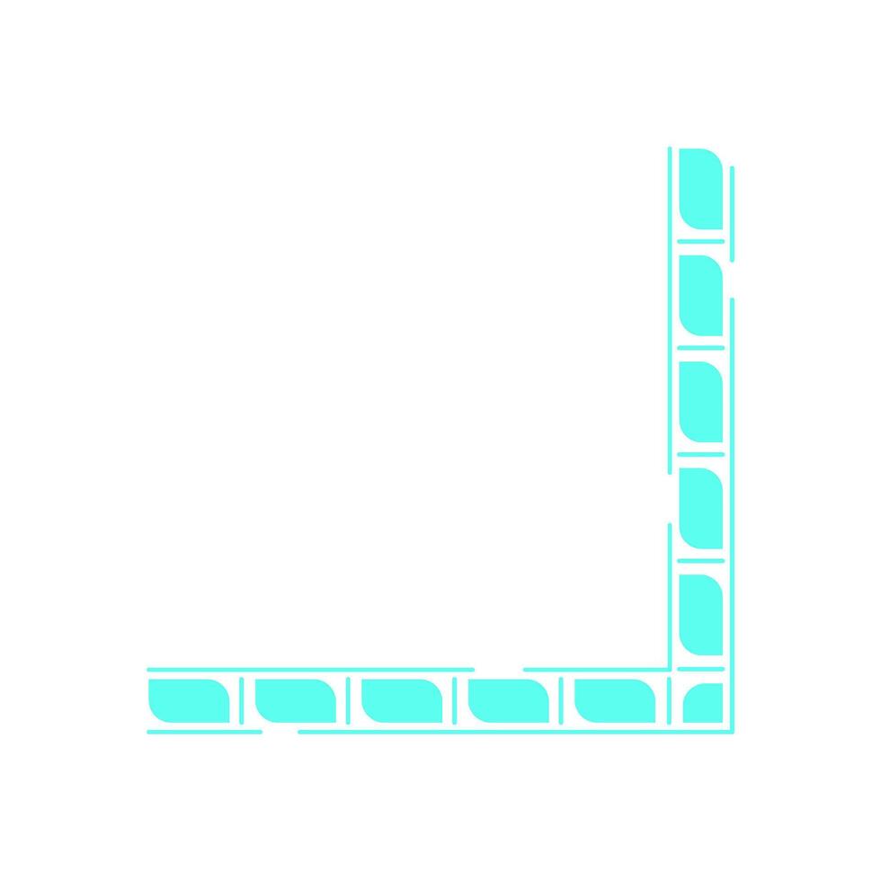 Y2K retro frame element. Abstract shape with modern aesthetic. Iconic symbol inspired by 90s design, this graphic serves as a decorative piece for digital interfaces and trendy projects. vector