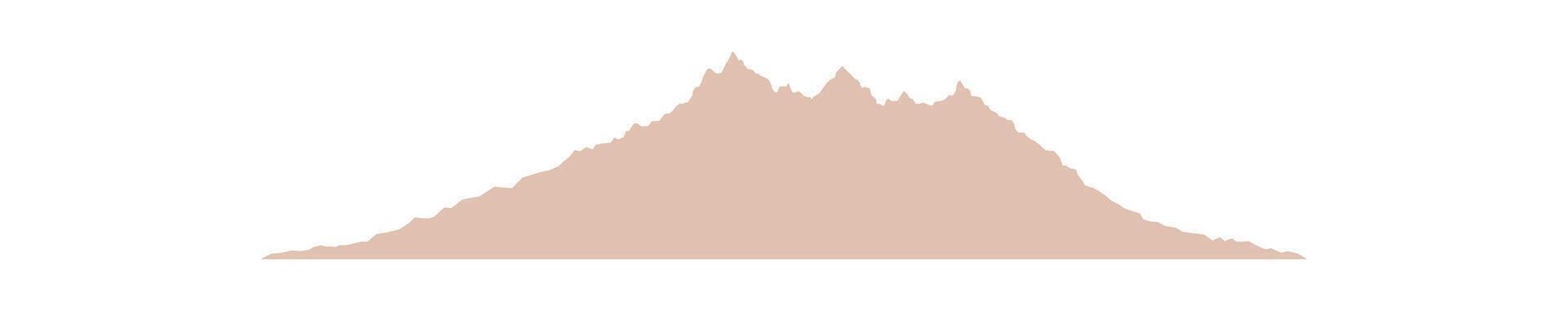 Abstract mountain relief vector