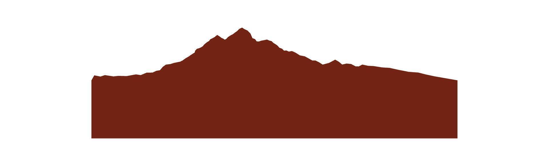 Abstract hill relief vector