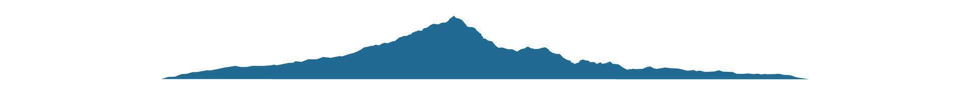 Abstract snow mountain peak vector