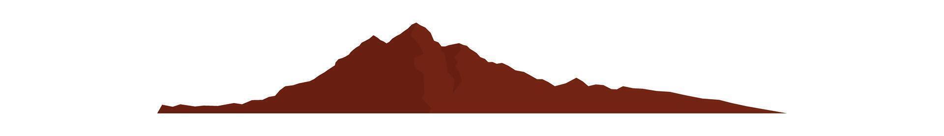 Minimalist rock relief vector