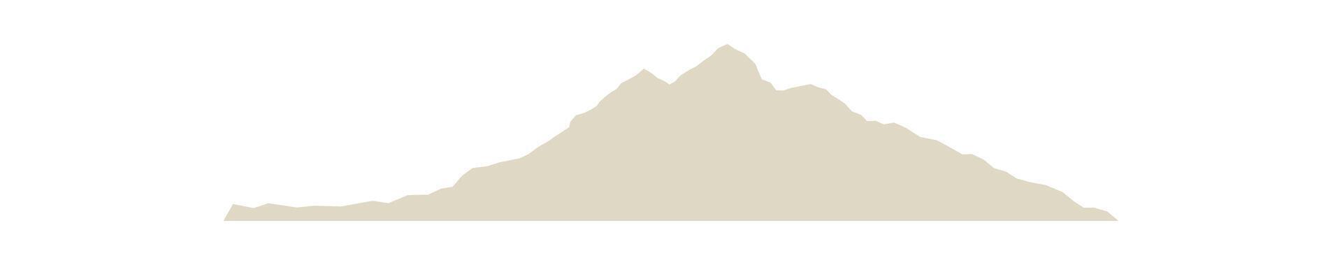 Cartoon mountain range vector
