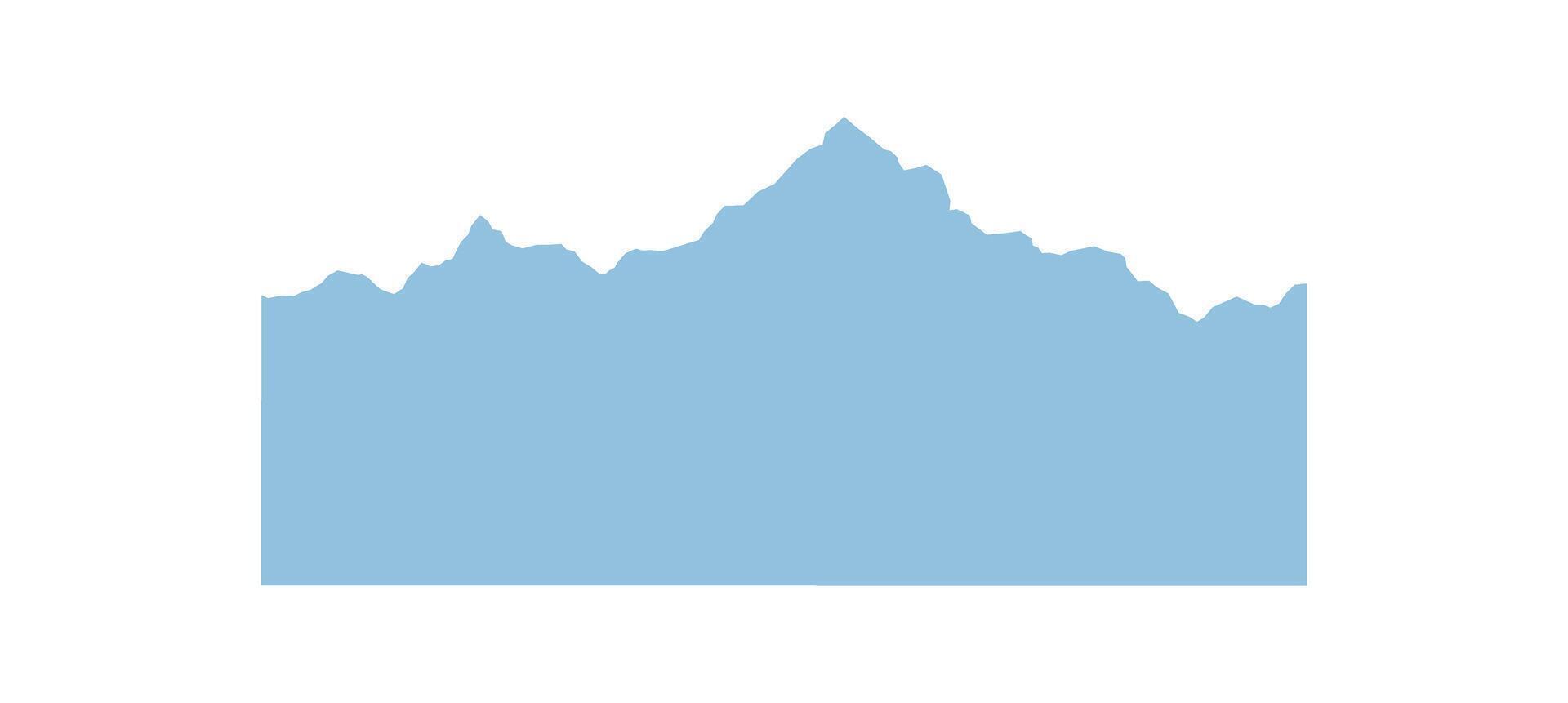 Abstract snow mountain top vector