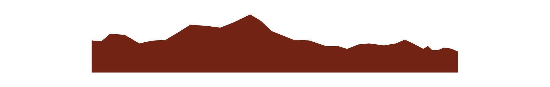 Minimalist mountain peak vector