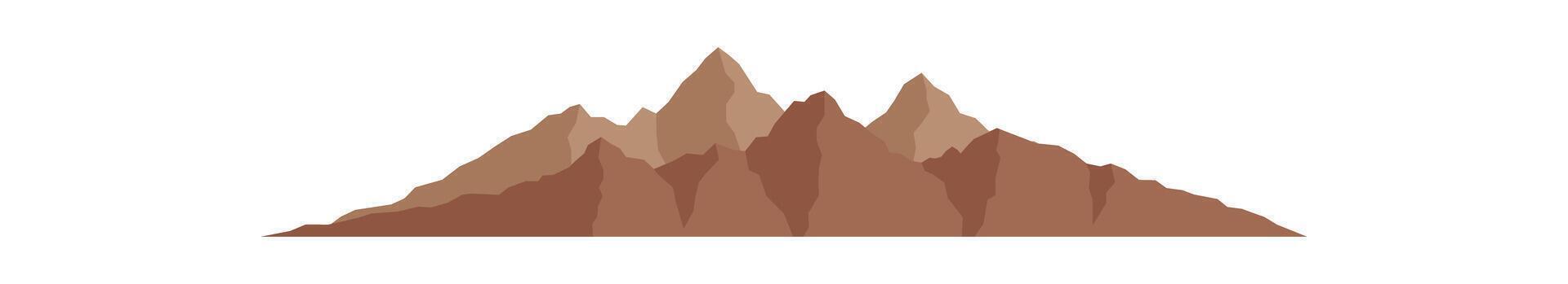 Abstract rock top vector