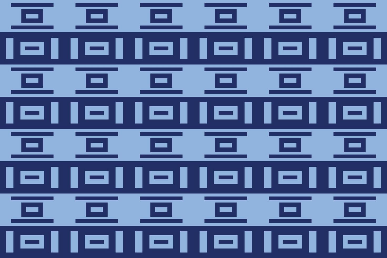 A blue seamless pattern with rectangles vector