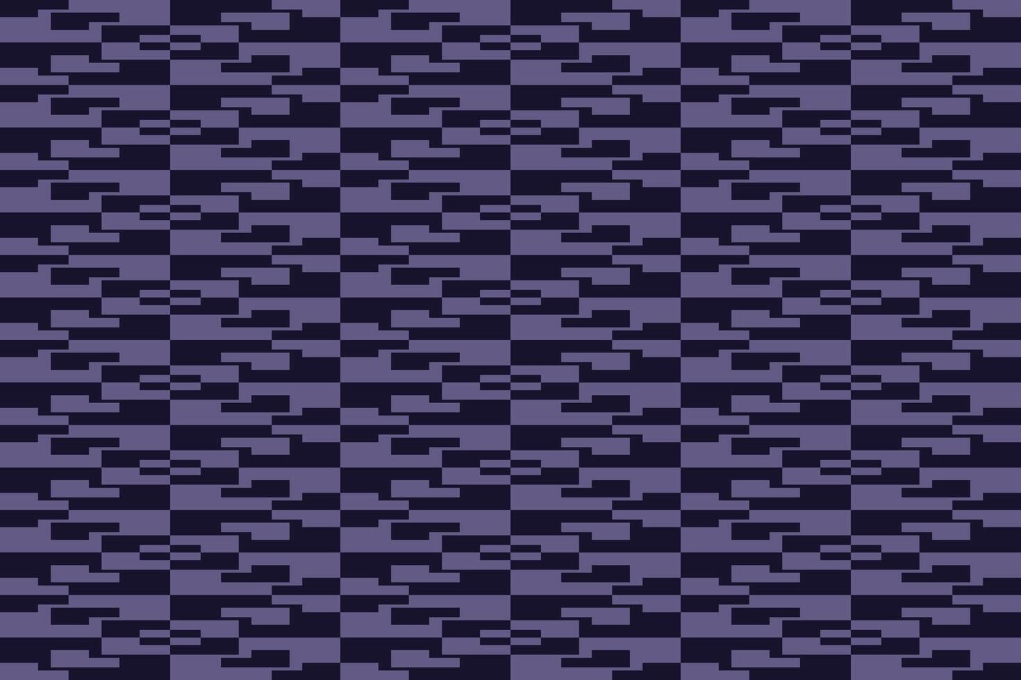 Purple and black rectangle checkered pattern vector