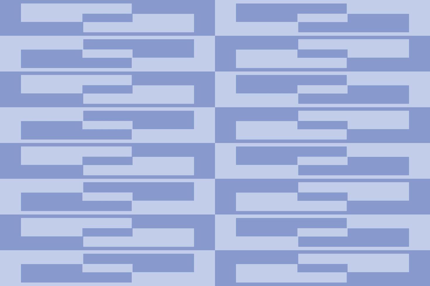 Blue and white pattern with rectangles vector