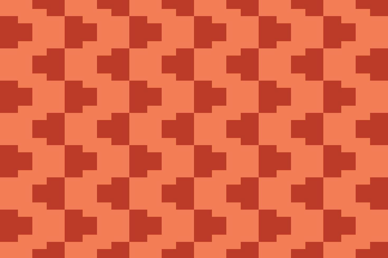 An orange and brown pattern with rectangles and squares vector