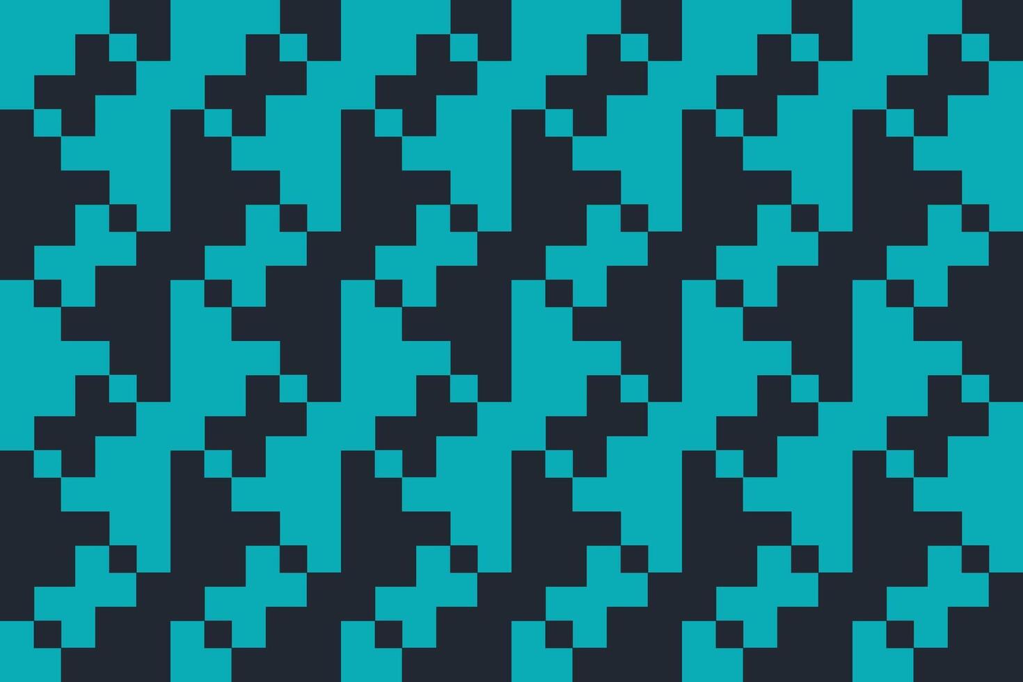 Blue and black pattern with squares vector