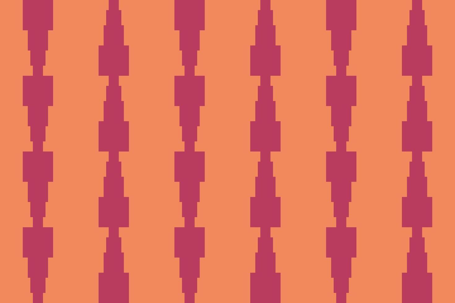 A pattern with orange and red squares and rectangles background vector