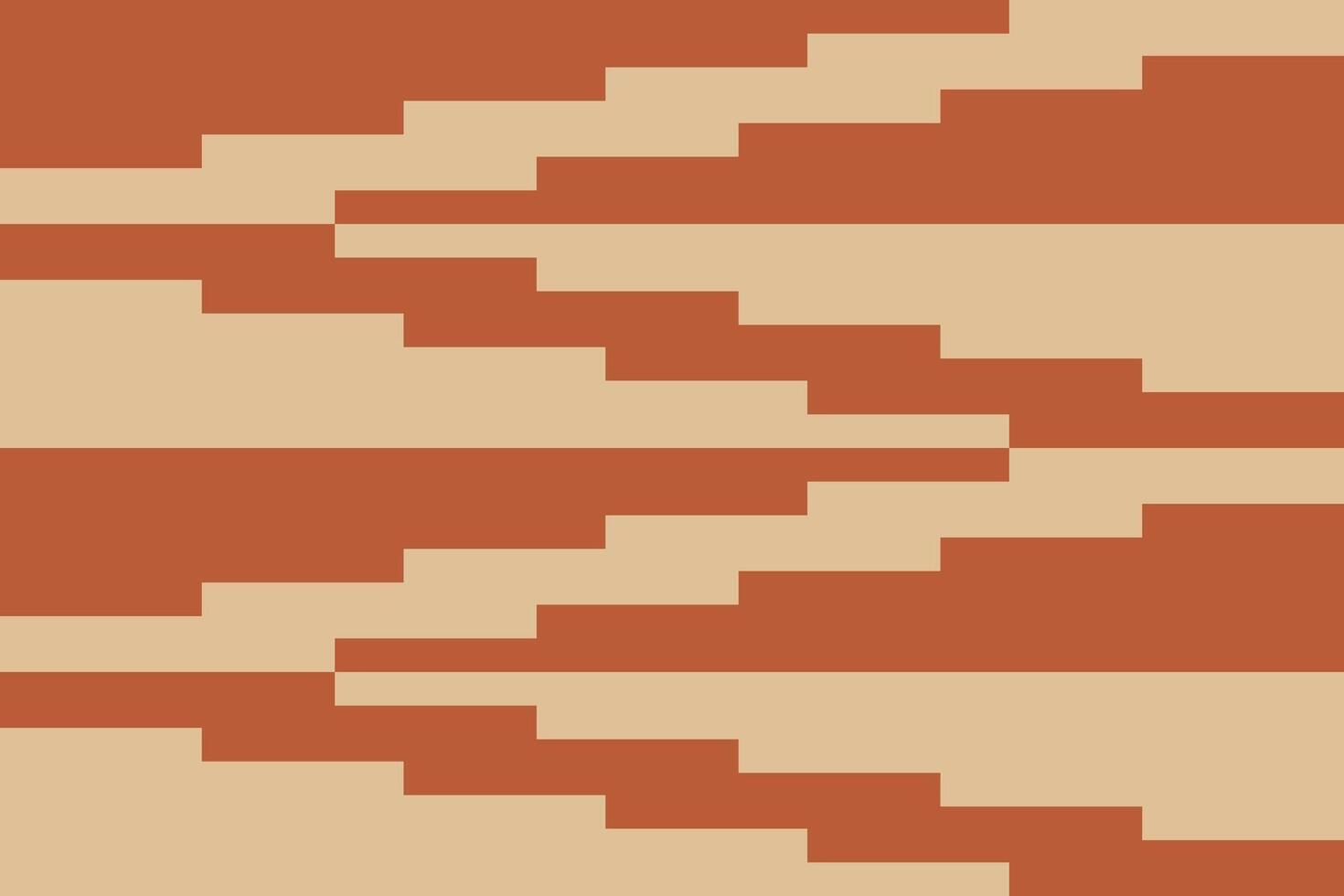 A pattern of rectangles in red and tan vector
